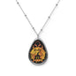 Black Cat Jewelry Halloween Necklace Music Notes Festive Party Necklace