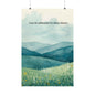 You’re Allowed to Slow Down Wall Art Calming Landscape Poster Burnout Recovery Decor Therapy Office Wall Art Mindfulness Print Wisely Spoken Calm Landscapes Collection