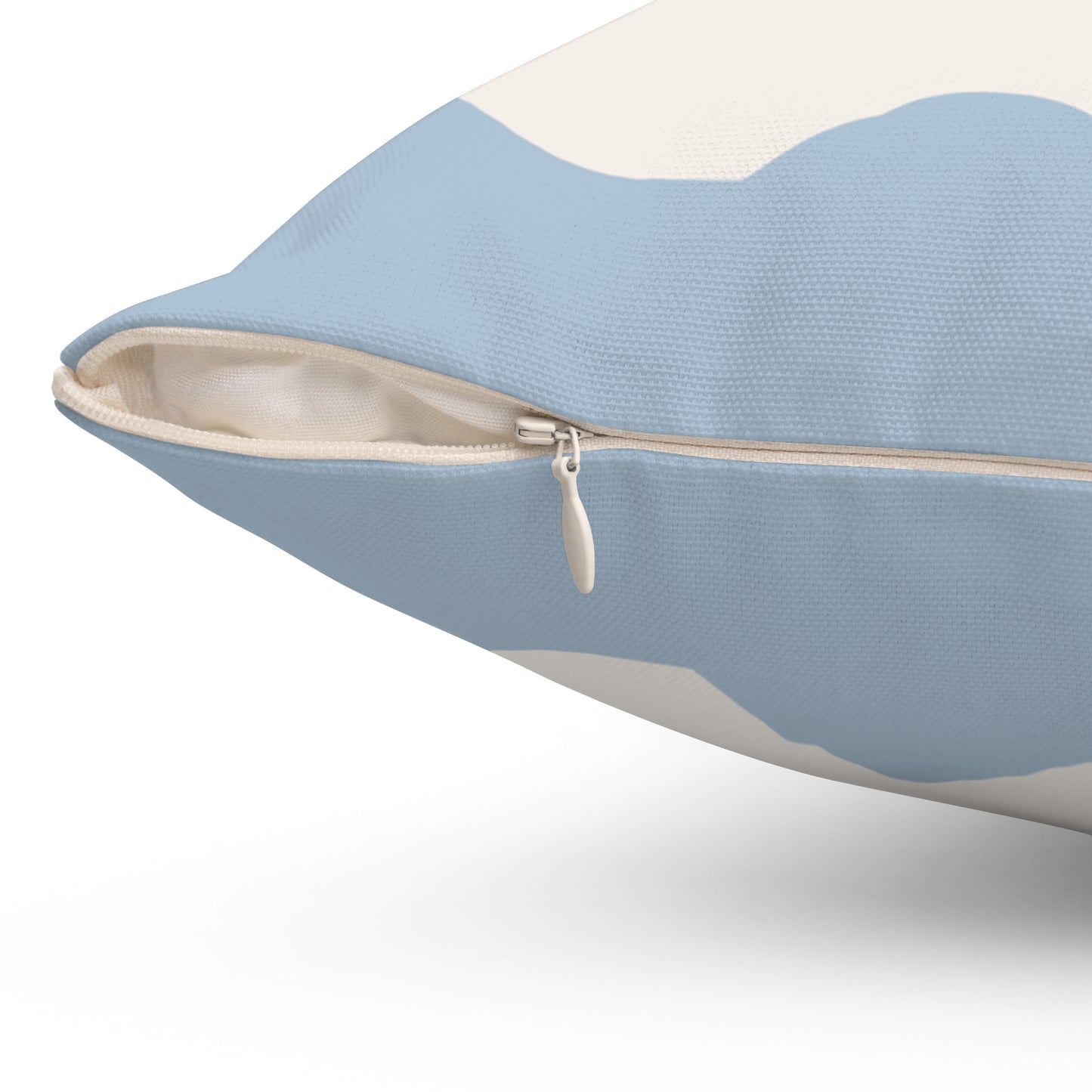 Breathe Throw Pillow Soft Blue Calm Accent Cushion for Therapy Rooms Bedrooms and Peaceful Spaces Autism Friendly Breath Pillow