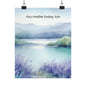 You Matter Today, Too Wall Art Calming Affirmation Poster Therapy Office Decor Emotional Wellness Print Mindfulness Landscape Wisely Spoken Calm Landscapes Collection