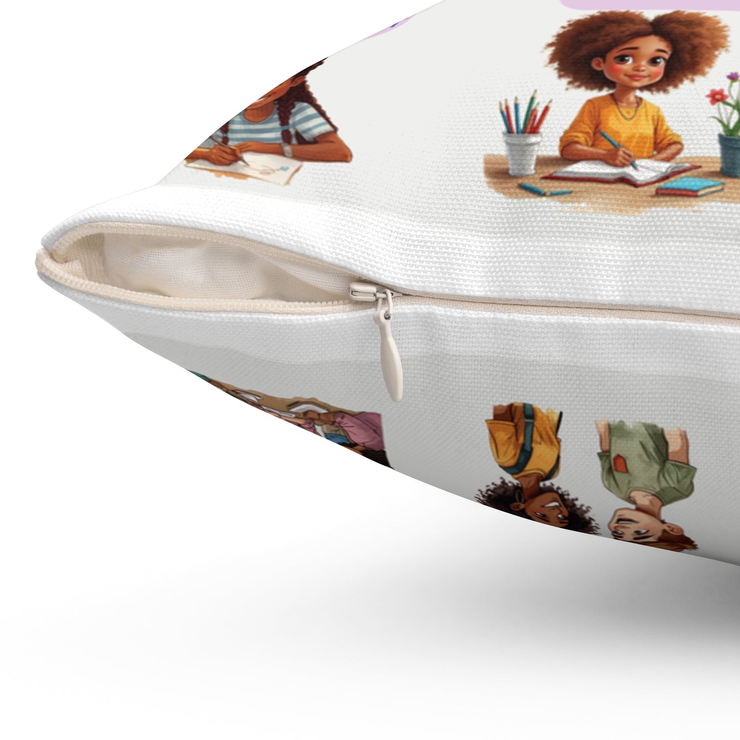 Coping Skills Throw Pillow Double-Sided Design Therapy Office Decor Supportive Space Collection Classroom Support Emotional Regulation