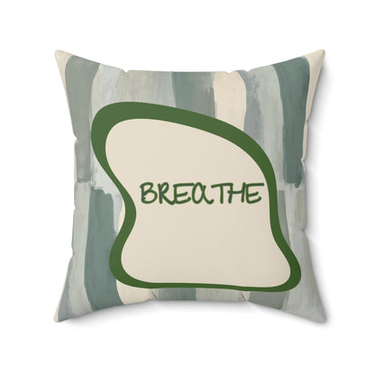 Breathe Pillow Calming Decor for Neurodiverse & Anxiety-Friendly Spaces Sensory Support Calming Cushion Therapist Gift Grounding Decor