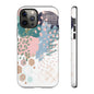 Abstract in Pink and Green Tough Phone Case