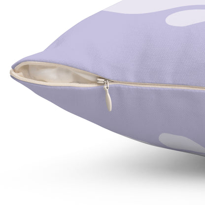 Pause Throw Pillow  Soft Lavender Mindfulness Accent for Therapy Rooms Calm Corners and Supportive Spaces School Calm Corner Pillow