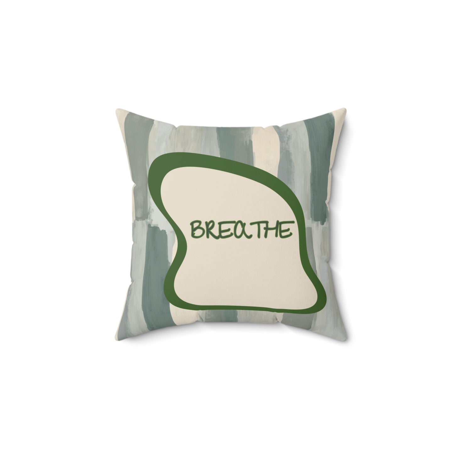 Breathe Pillow Calming Decor for Neurodiverse & Anxiety-Friendly Spaces Sensory Support Calming Cushion Therapist Gift Grounding Decor