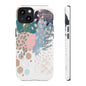 Abstract in Pink and Green Tough Phone Case