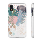 Abstract in Pink and Green Tough Phone Case