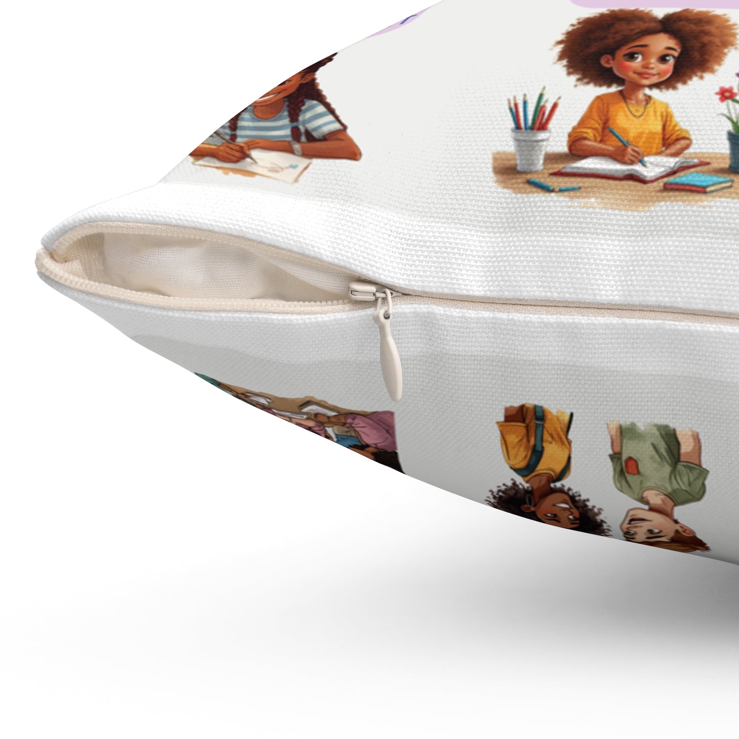 Coping Skills Throw Pillow Double-Sided Design Therapy Office Decor Supportive Space Collection Classroom Support Emotional Regulation