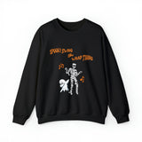 Sassy Halloween Swaeatshirt Fashion Statement  Sweater Contemporary Dance Skeleton and Ghost Dance Spooky Thing Unique GenZ Millennial Fashion