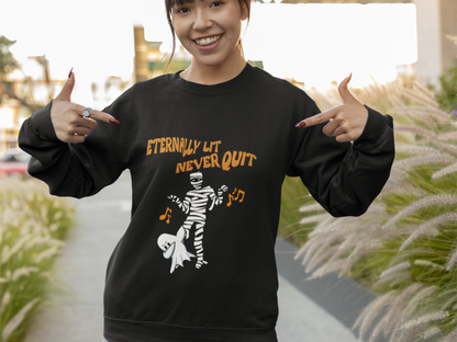 Sassy Halloween Sweatshirt Fashion Statement Ghost Sweater Mummy Shirt Contemporary Dance Mummy and Ghost Dance Unique GenZ Millennial Fall Fashion