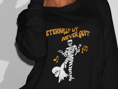 Sassy Halloween Sweatshirt Fashion Statement Ghost Sweater Mummy Shirt Contemporary Dance Mummy and Ghost Dance Unique GenZ Millennial Fall Fashion