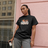 Squad T shirt Men and Women Casual Black Top for Hanging with Friends for Community