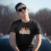 Squad T shirt Men and Women Casual Black Top for Hanging with Friends for Community