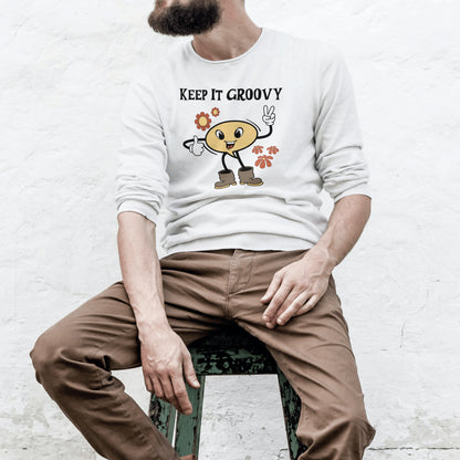 Playful Retro Sweatshirt for Gen Z Trendsetters and Lovers of Modern Positivity and Boho enthusiasts Motivational Crewneck Shirt Vintage Inspired Fashion