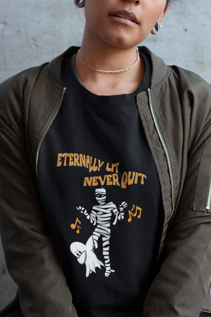 Sassy Halloween Sweatshirt Fashion Statement Ghost Sweater Mummy Shirt Contemporary Dance Mummy and Ghost Dance Unique GenZ Millennial Fall Fashion