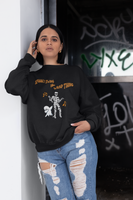 Sassy Halloween Swaeatshirt Fashion Statement  Sweater Contemporary Dance Skeleton and Ghost Dance Spooky Thing Unique GenZ Millennial Fashion