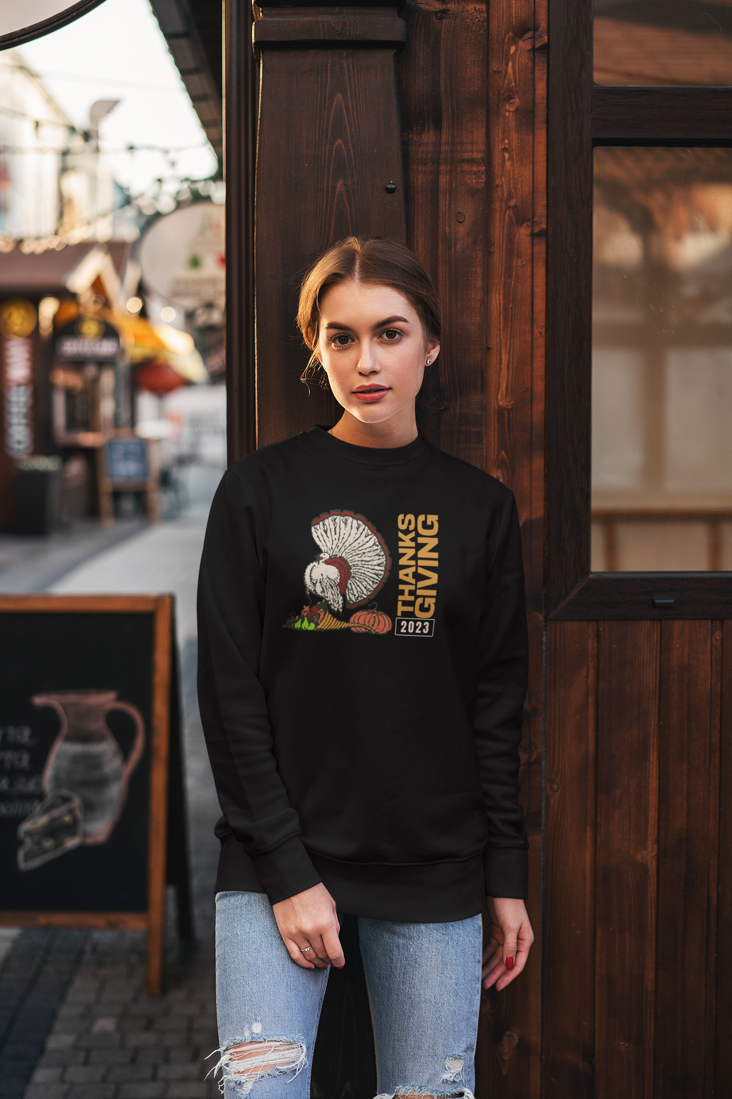 Thanksgiving Sweatshirt for Men and Women Turkey Sweater Gift Sweatshirt Fall Crewneck Thank and Grateful Vintage Thanksgiving, Autumn Fashion College Style Sweatshirt