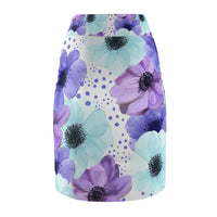 Purple Fusion Women's Pencil Skirt