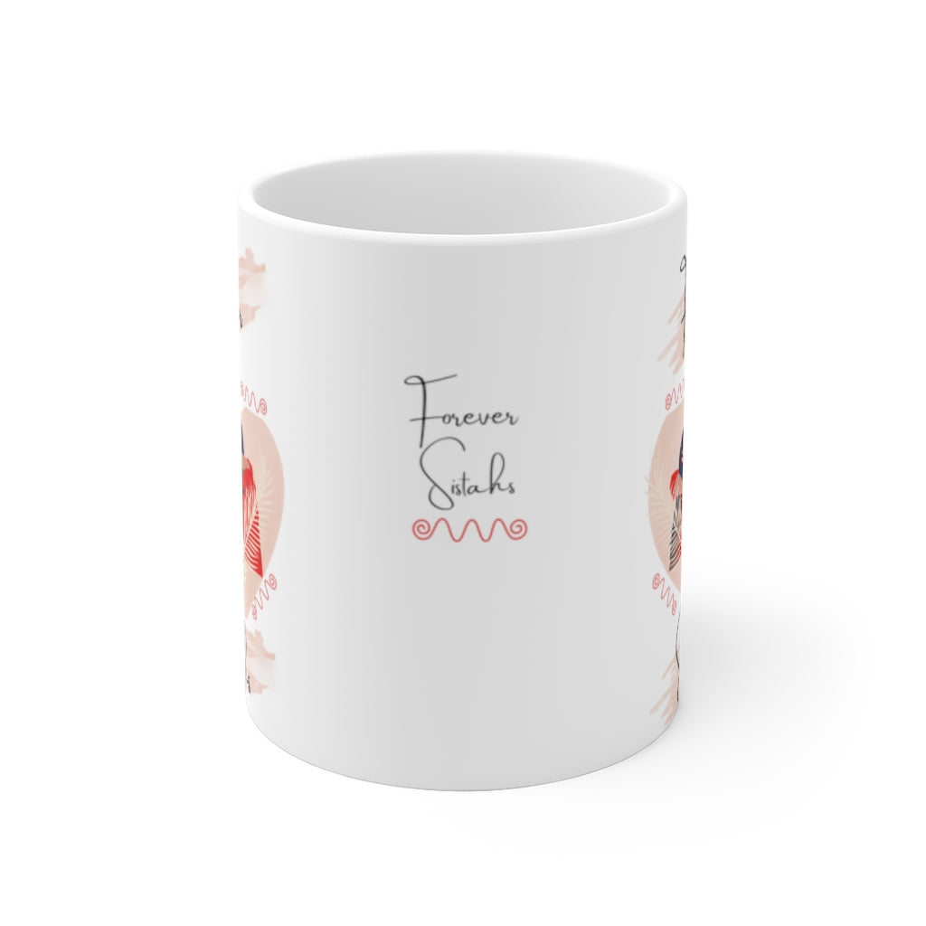 Forever Sistahs Mug White