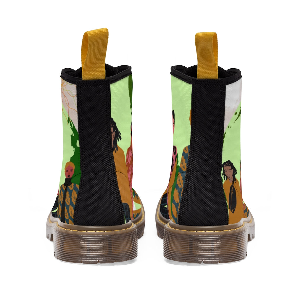 Global Unity 8 Men's Canvas Boots
