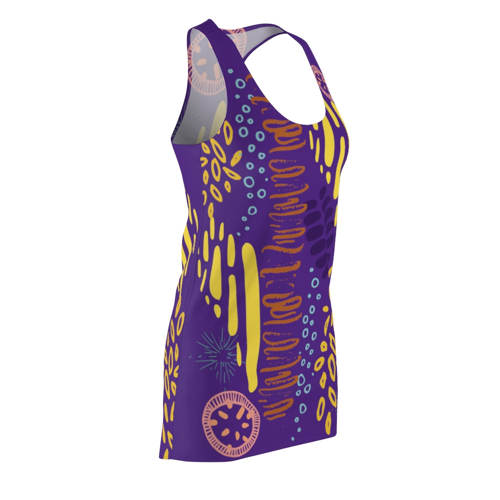 Carefree Women's Racerback Dress - Purple