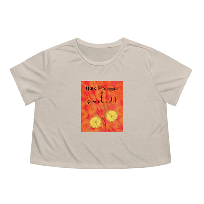 Women's Flowy Cropped Tee
