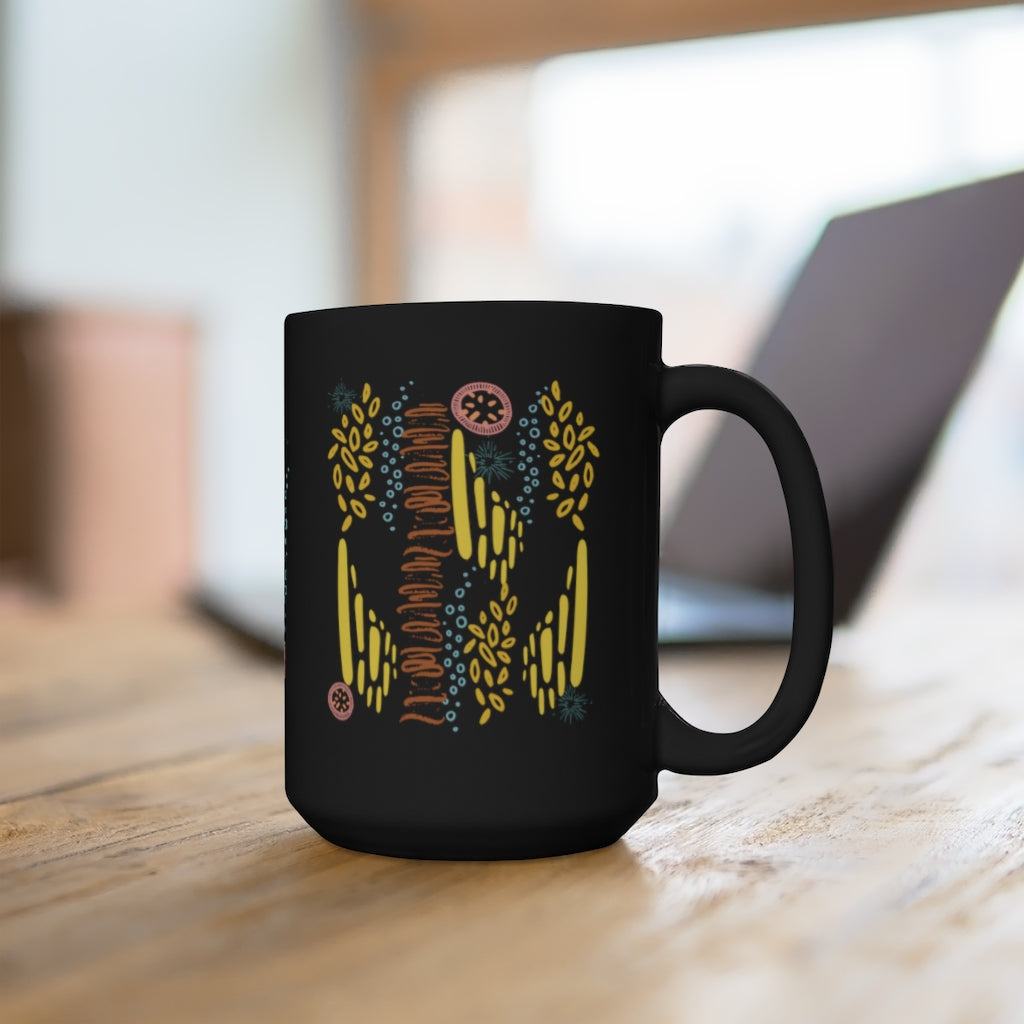 Carefree 15 oz Mug - Black