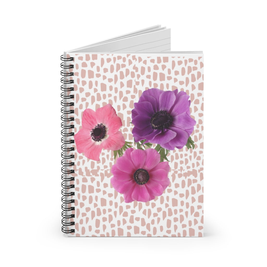 Anemones Spiral Notebook