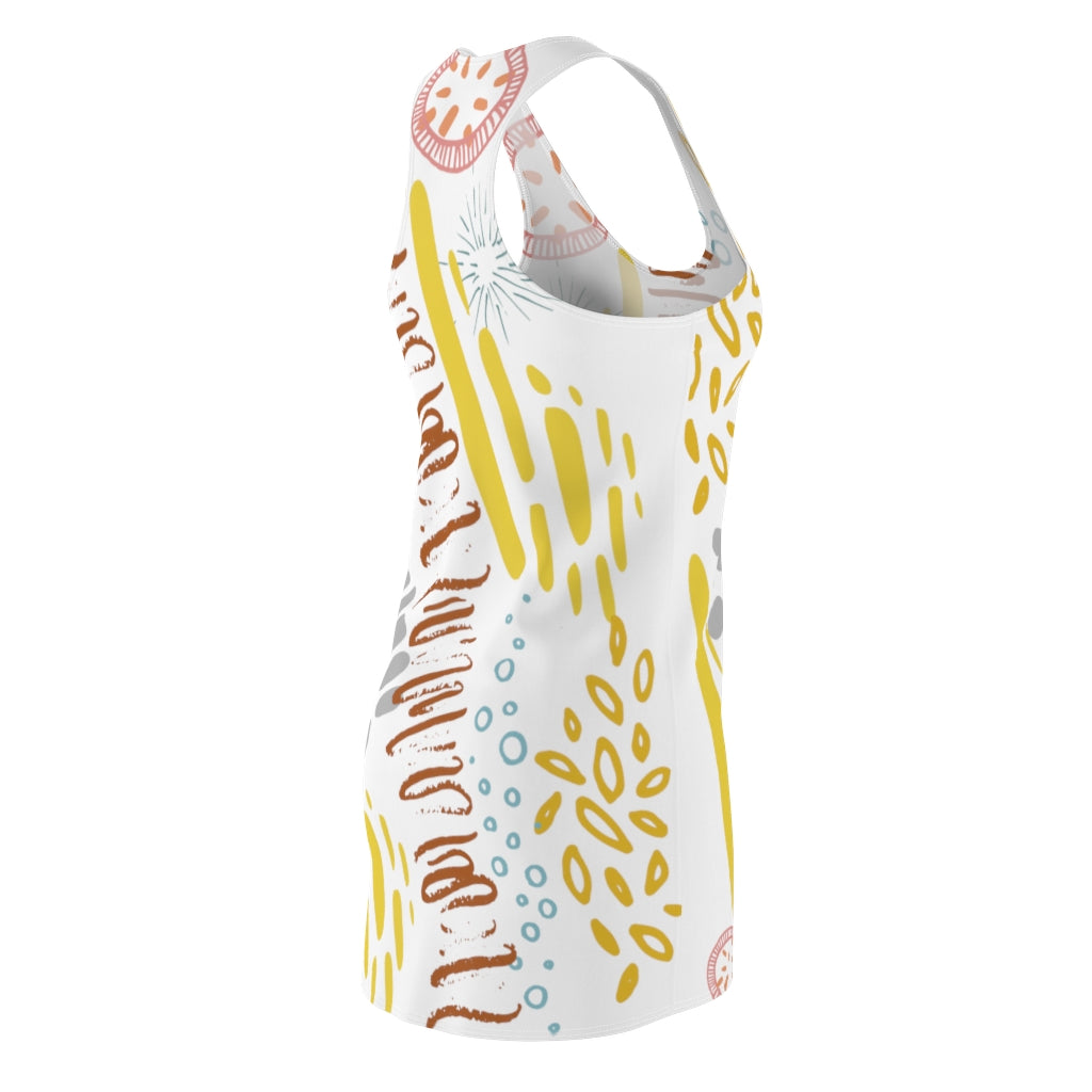 Carefree Women's Racerback Dress - White