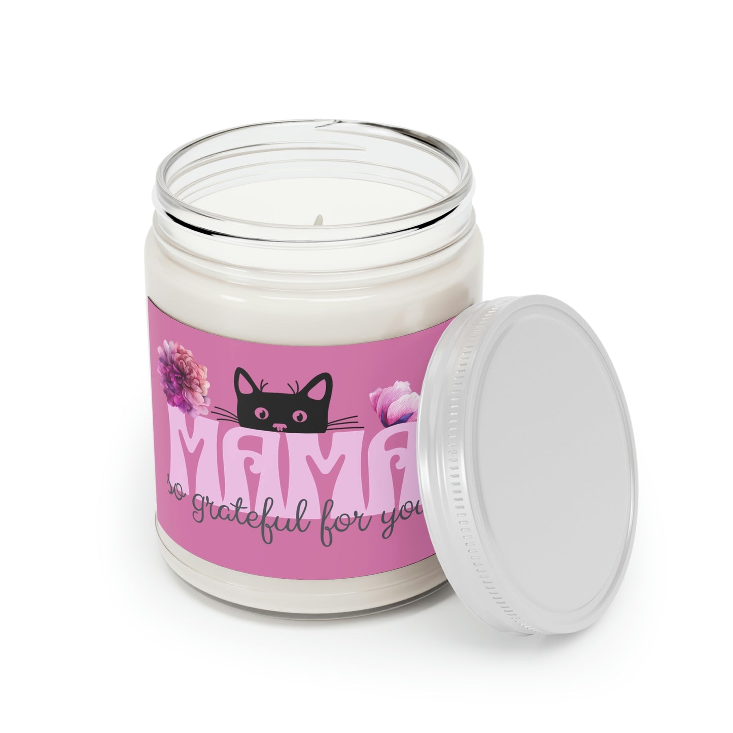 Mothers Day Candle Scented for Mom Gift Candle for Birthday 9 oz Pink