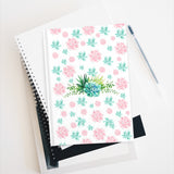 Pink and Green Succulents Journal