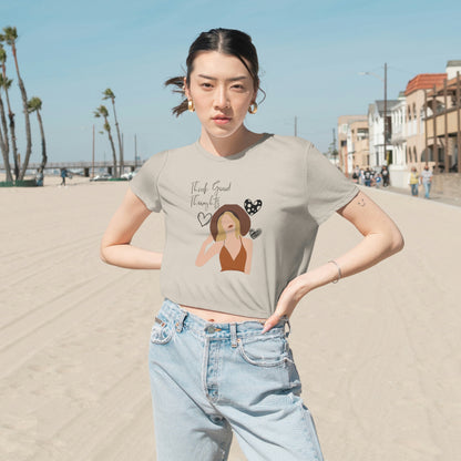 Think Good Thoughts Cropped Tee