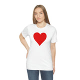 One Heart One Love Valentine Red Heart T Shirt