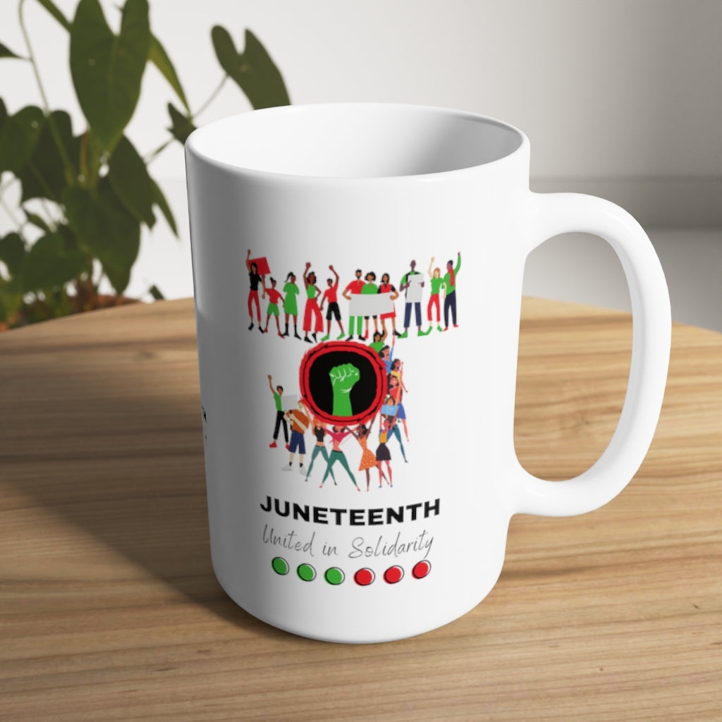United in Solidarity Mug White