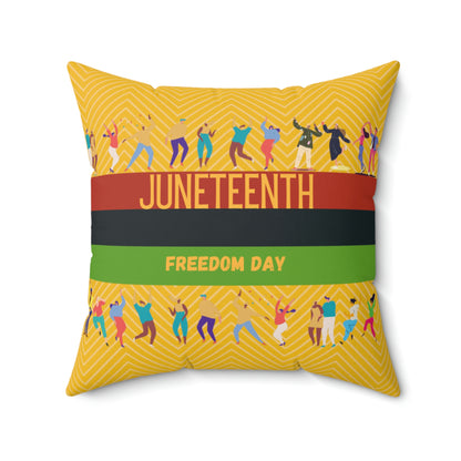 Juneteenth Square Pillow