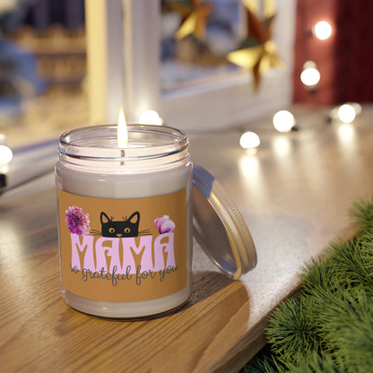 Mothers Day Candle Scented for Mom Gift Candle for Birthday 9 oz Brown