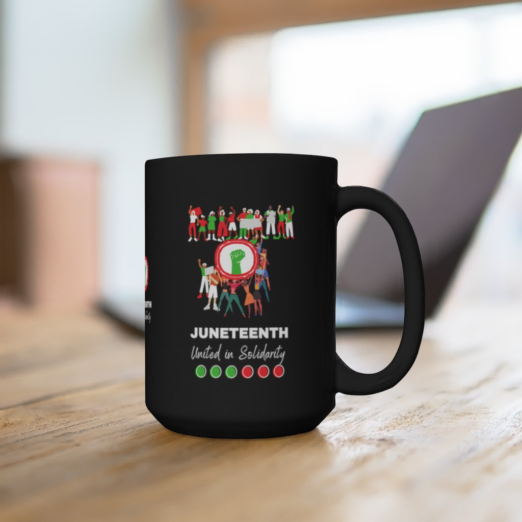 United in Solidarity 15oz Mug Black