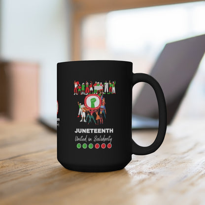 United in Solidarity 15oz Mug Black