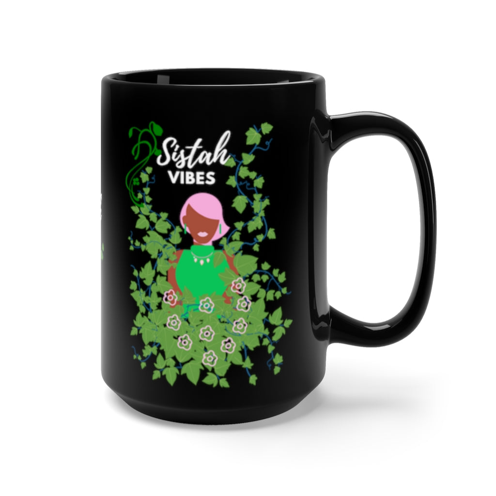 Sistah Vibes 15oz Mug Black
