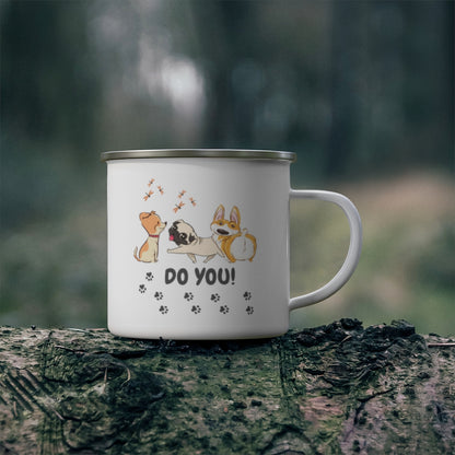 Do You Enamel Camping Mug - Dog