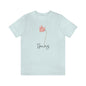 Flower Shirt for Women Pink Flower T Shirt for Spring Gift for Women Spring T-Shirt