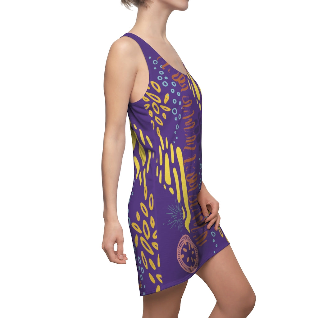 Carefree Women's Racerback Dress - Purple
