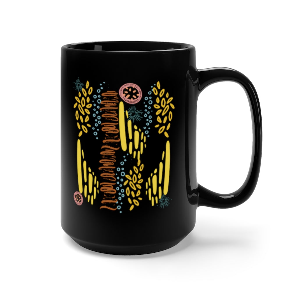 Carefree 15 oz Mug - Black