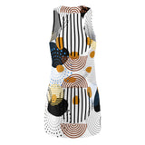 Circles Bars and Rocks Racerback Dress