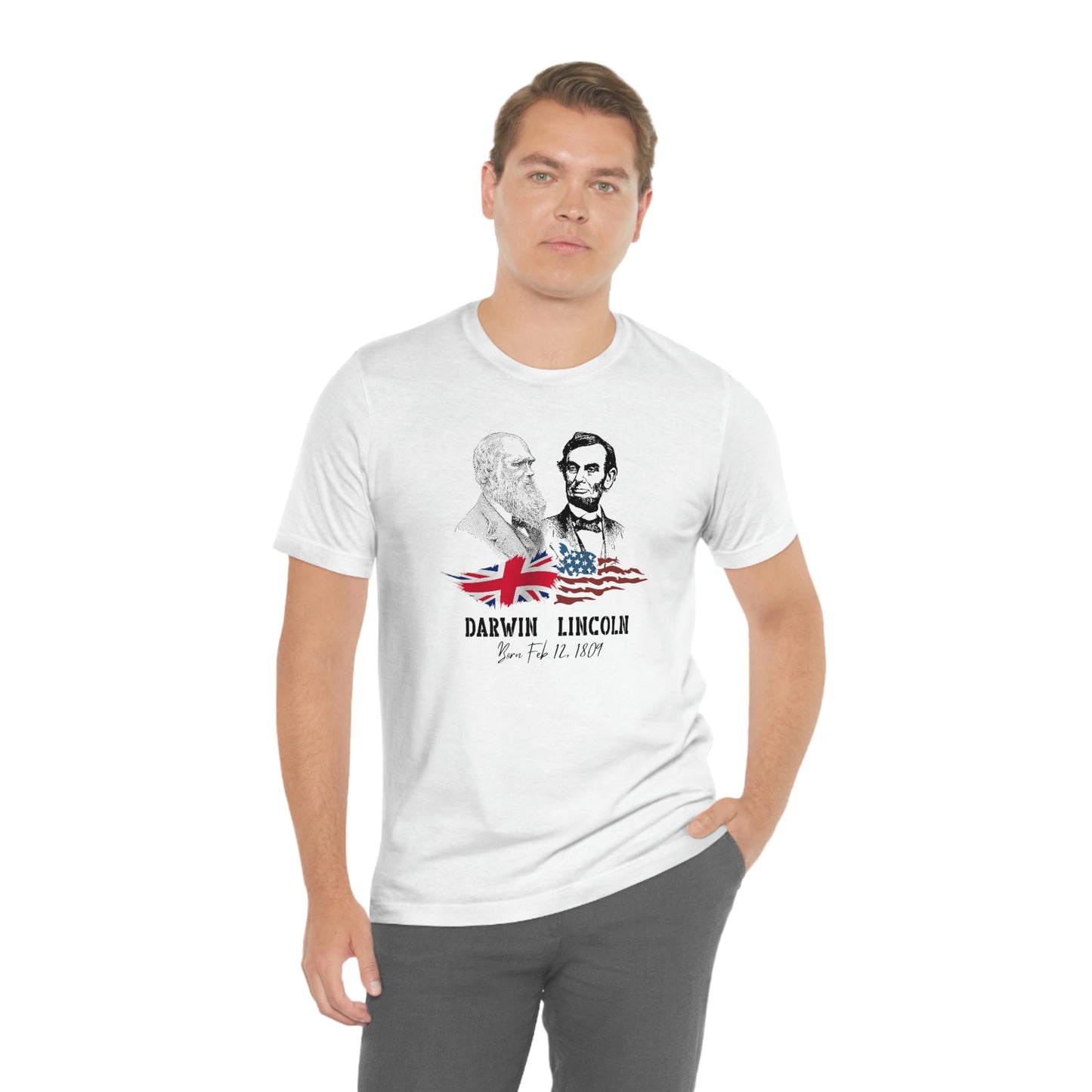 Darwin Lincoln Coincidental Connection Unisex Tee