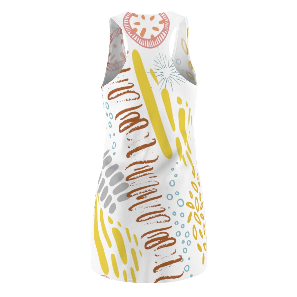 Carefree Women's Racerback Dress - White