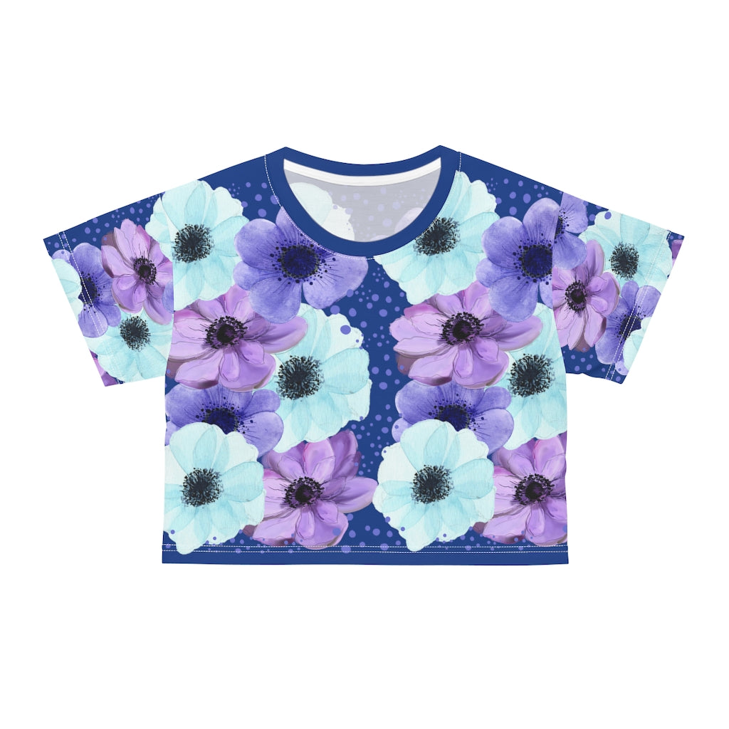 Purple Fusion Crop Tee