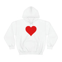 Valentine Hoodie, Valentine gift for couples, Valentines Heart Hoodie, Gift for Valentines Day, Single Heart Hoodie