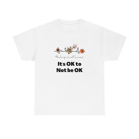 Healing Is Not Liner Unisex Cotton Tee