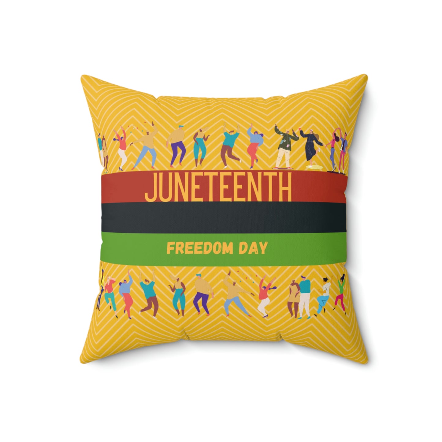 Juneteenth Square Pillow